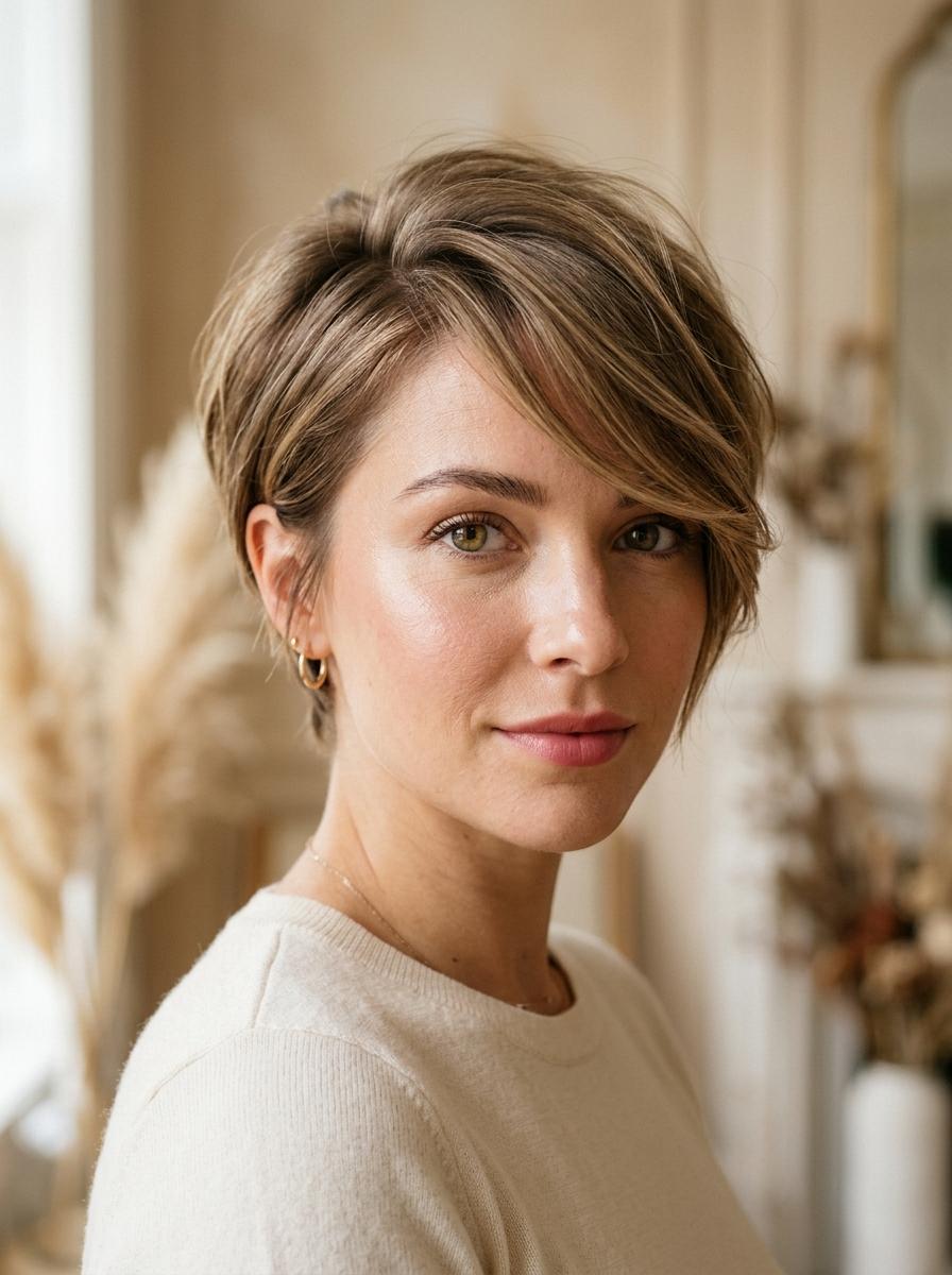 Mixie Cut für einen mutigeren Look - moderner Kurzhaarschnitt für Frauen